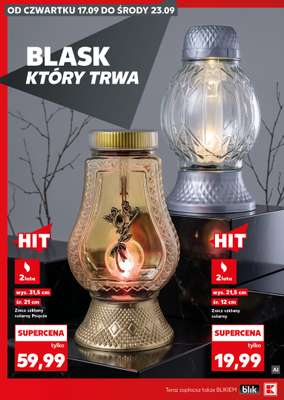 Kaufland - gazetka promocyjna Oferta Kaufland - Znicze od czwartku 17.09 do środy 23.09 - strona 14