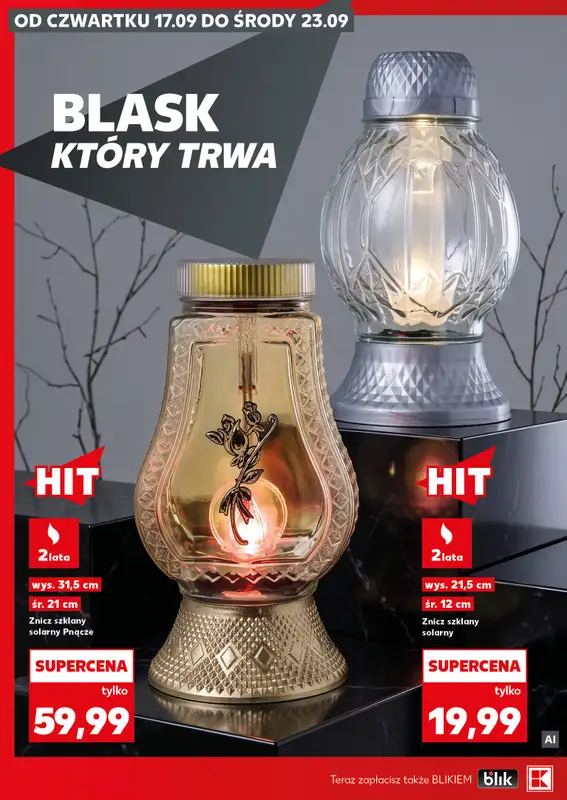 Kaufland - gazetka promocyjna Oferta Kaufland - Znicze od czwartku 17.09 do środy 23.09 - strona 14