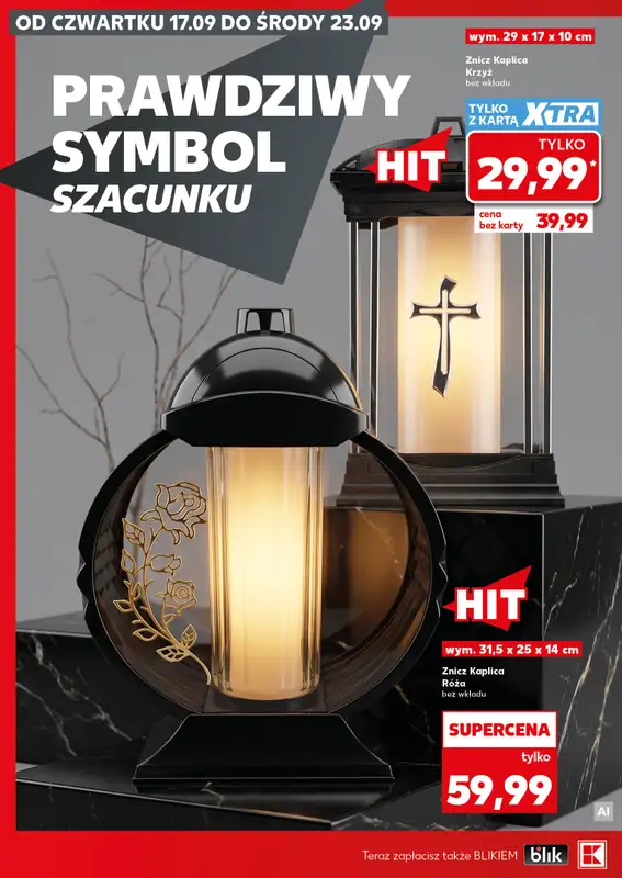 Kaufland - gazetka promocyjna Oferta Kaufland - Znicze od czwartku 17.09 do środy 23.09 - strona 8