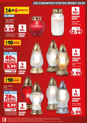 Kaufland - gazetka promocyjna Oferta Kaufland - Znicze od czwartku 17.09 do środy 23.09 - strona 3