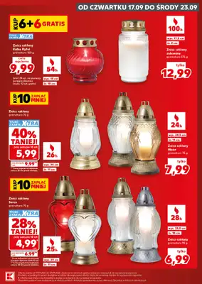 Kaufland - gazetka promocyjna Oferta Kaufland - Znicze od czwartku 17.09 do środy 23.09 - strona 3