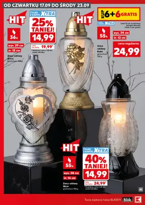 Kaufland - gazetka promocyjna Oferta Kaufland - Znicze od czwartku 17.09 do środy 23.09 - strona 4