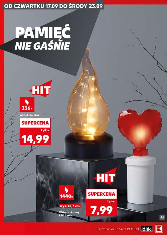 Kaufland - gazetka promocyjna Oferta Kaufland - Znicze od czwartku 17.09 do środy 23.09 - strona 18