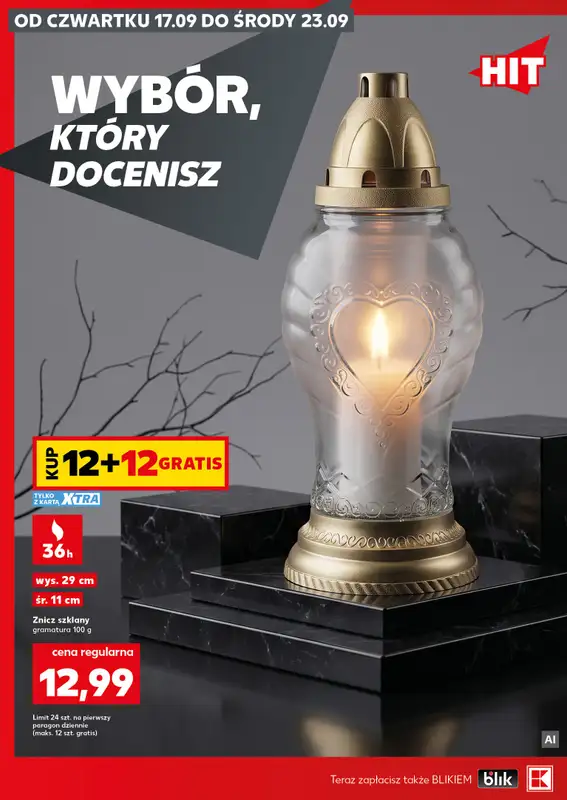 Kaufland - gazetka promocyjna Oferta Kaufland - Znicze od czwartku 17.09 do środy 23.09 - strona 2