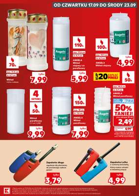 Kaufland - gazetka promocyjna Oferta Kaufland - Znicze od czwartku 17.09 do środy 23.09 - strona 17