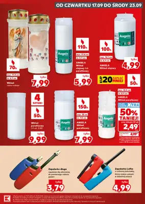 Kaufland - gazetka promocyjna Oferta Kaufland - Znicze od czwartku 17.09 do środy 23.09 - strona 17
