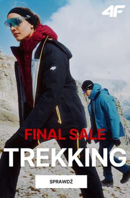 4F - gazetka promocyjna SALE: odzież trekkingowa od wtorku 15.09 