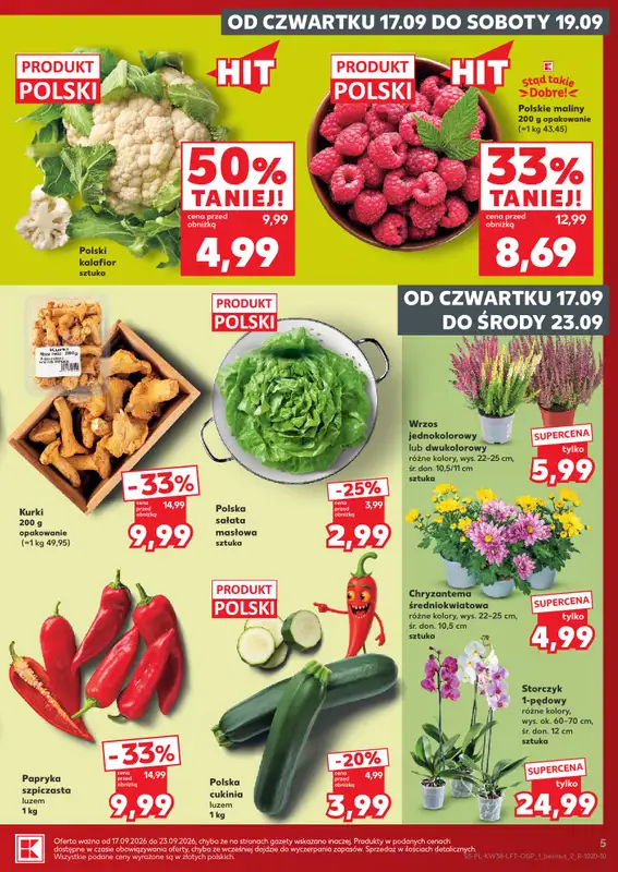 Kaufland - gazetka promocyjna Oferta Tygodnia od czwartku 17.09 do środy 23.09 - strona 5