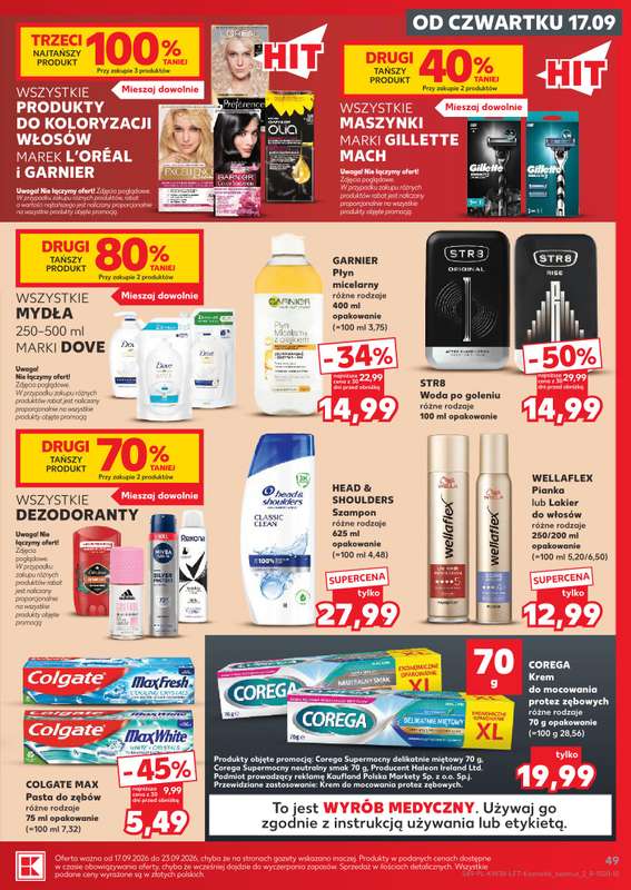 Kaufland - gazetka promocyjna Oferta Tygodnia od czwartku 17.09 do środy 23.09 - strona 49