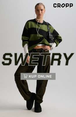 Cropp - gazetka promocyjna Swetry damskie od 39,99 zł od wtorku 15.09 