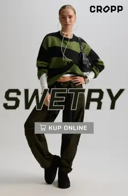 Cropp - gazetka promocyjna Swetry damskie od 39,99 zł od wtorku 15.09 