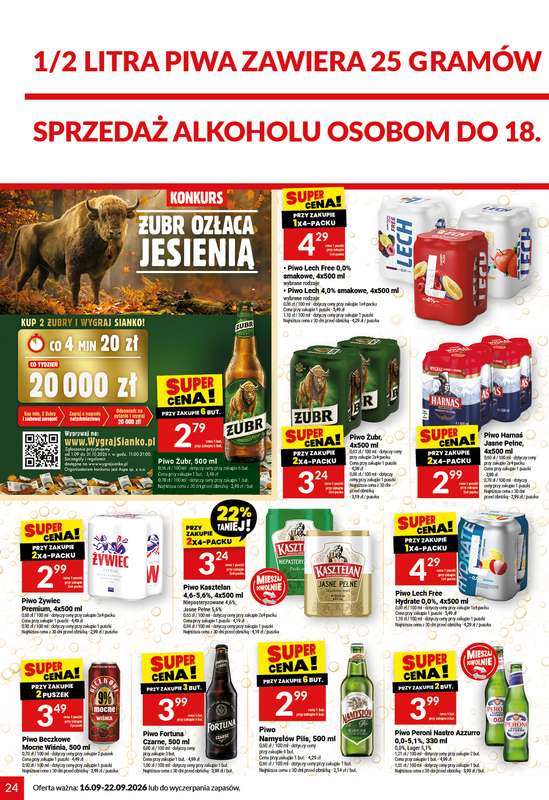 Twój Market - gazetka promocyjna Gazetka od środy 16.09 do wtorku 22.09 - strona 24