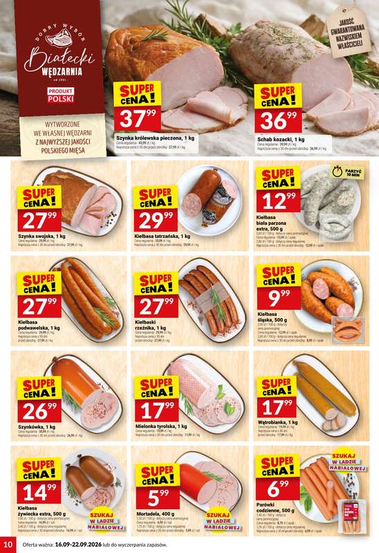 Twój Market - gazetka promocyjna Gazetka od środy 16.09 do wtorku 22.09 - strona 10