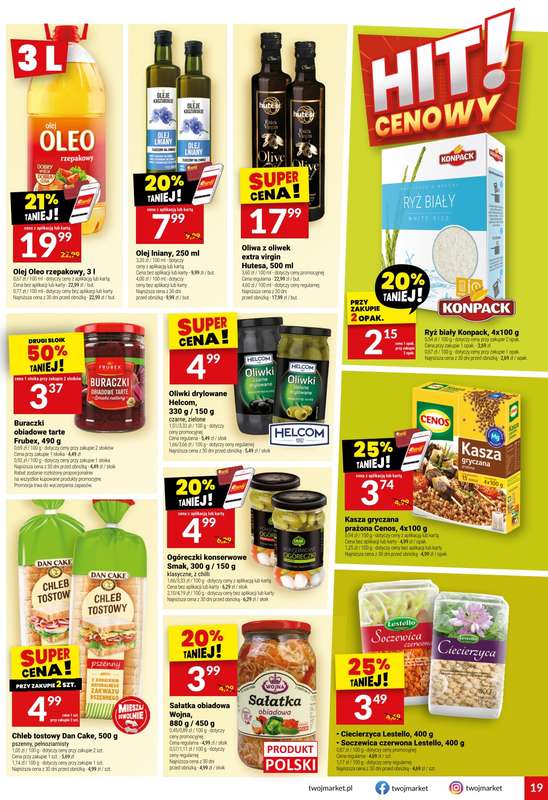 Twój Market - gazetka promocyjna Gazetka od środy 16.09 do wtorku 22.09 - strona 19