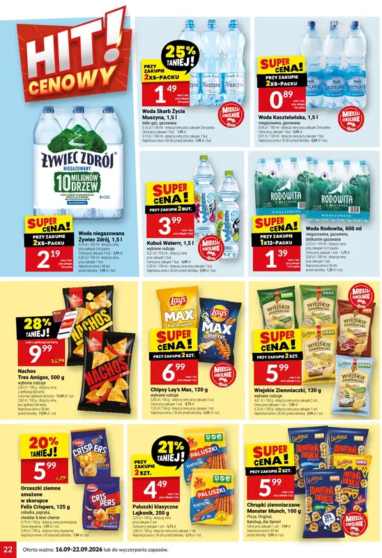 Twój Market - gazetka promocyjna Gazetka od środy 16.09 do wtorku 22.09 - strona 22