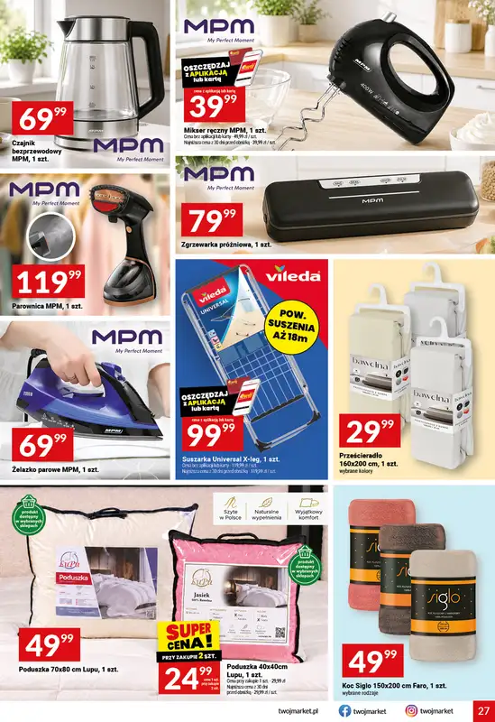 Twój Market - gazetka promocyjna Gazetka od środy 16.09 do wtorku 22.09 - strona 27