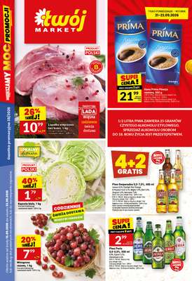 Twój Market - gazetka promocyjna Gazetka od środy 16.09 do wtorku 22.09