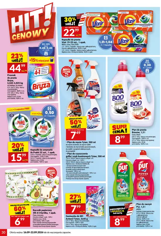 Twój Market - gazetka promocyjna Gazetka od środy 16.09 do wtorku 22.09 - strona 30