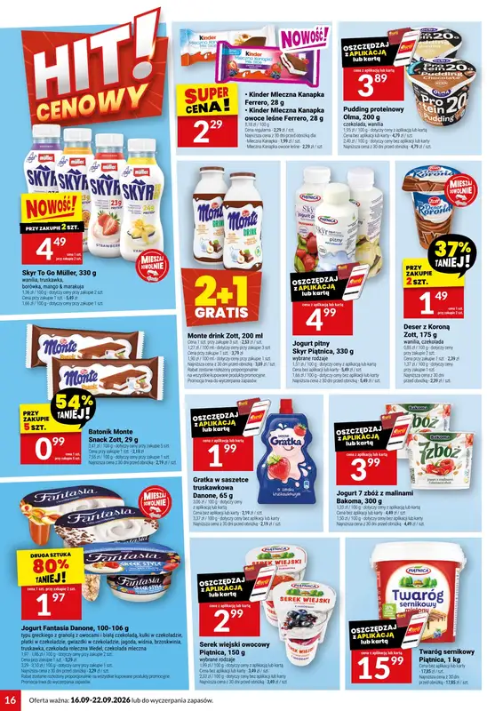Twój Market - gazetka promocyjna Gazetka od środy 16.09 do wtorku 22.09 - strona 16