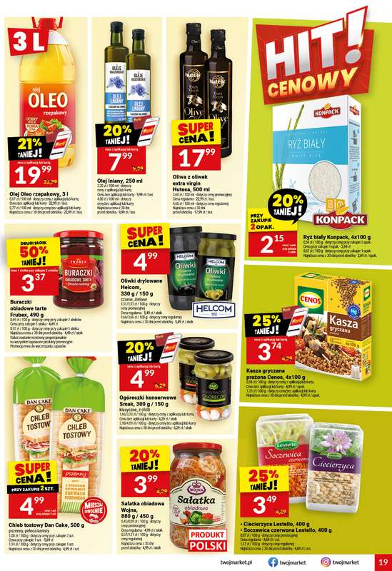 Twój Market - gazetka promocyjna Gazetka od środy 16.09 do wtorku 22.09 - strona 19