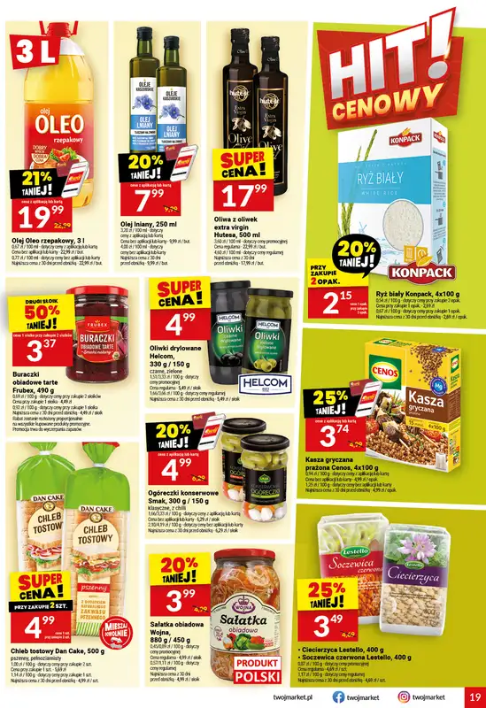 Twój Market - gazetka promocyjna Gazetka od środy 16.09 do wtorku 22.09 - strona 19