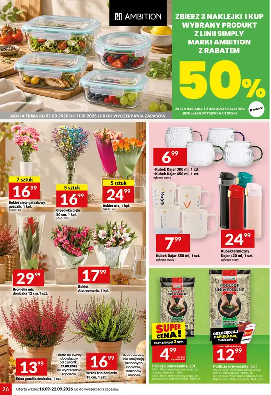 Twój Market - gazetka promocyjna Gazetka od środy 16.09 do wtorku 22.09 - strona 26