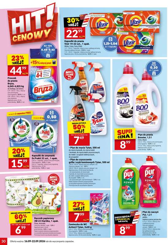 Twój Market - gazetka promocyjna Gazetka od środy 16.09 do wtorku 22.09 - strona 30