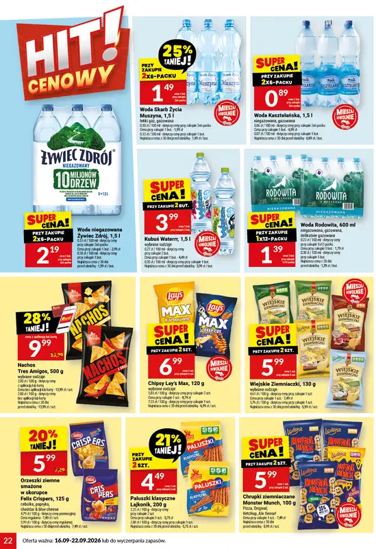 Twój Market - gazetka promocyjna Gazetka od środy 16.09 do wtorku 22.09 - strona 22