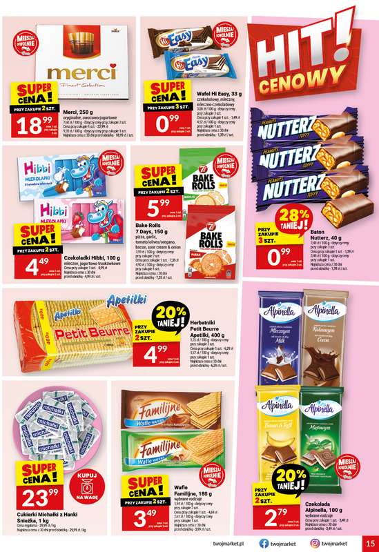 Twój Market - gazetka promocyjna Gazetka od środy 16.09 do wtorku 22.09 - strona 15
