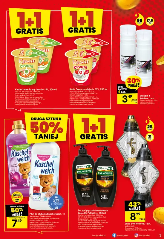 Twój Market - gazetka promocyjna Gazetka od środy 16.09 do wtorku 22.09 - strona 3