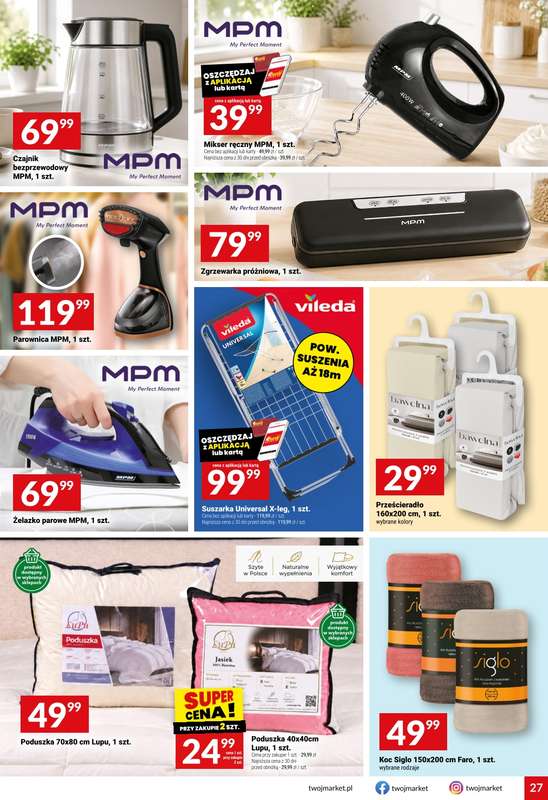 Twój Market - gazetka promocyjna Gazetka od środy 16.09 do wtorku 22.09 - strona 27