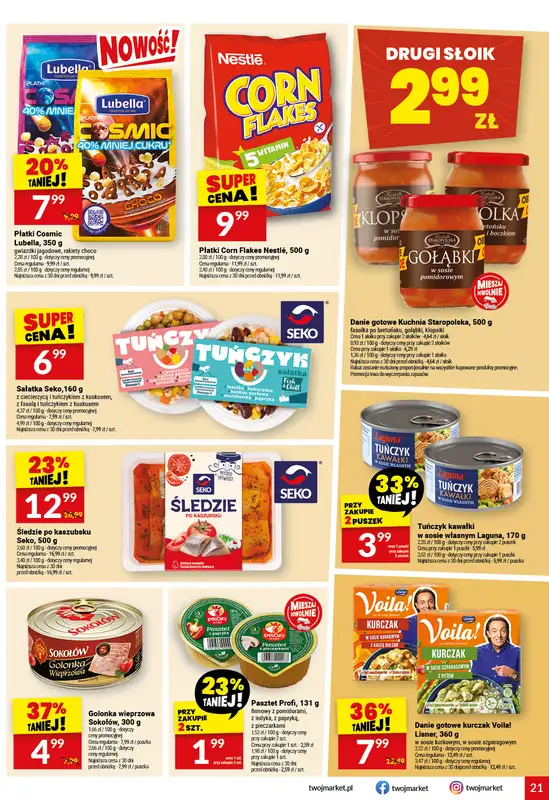 Twój Market - gazetka promocyjna Gazetka od środy 16.09 do wtorku 22.09 - strona 21