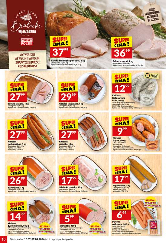 Twój Market - gazetka promocyjna Gazetka od środy 16.09 do wtorku 22.09 - strona 10
