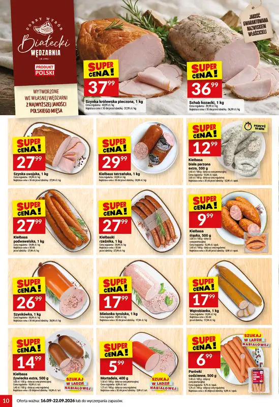 Twój Market - gazetka promocyjna Gazetka od środy 16.09 do wtorku 22.09 - strona 10
