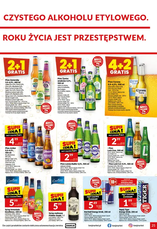 Twój Market - gazetka promocyjna Gazetka od środy 16.09 do wtorku 22.09 - strona 25