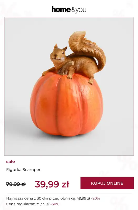 home&you - gazetka promocyjna SALE: kolekcje jesienne od wtorku 15.09 do wtorku 22.09 - strona 5