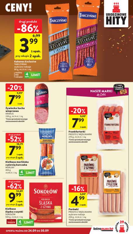 Intermarche - gazetka promocyjna Gazetka od czwartku 24.09 do środy 30.09 - strona 17