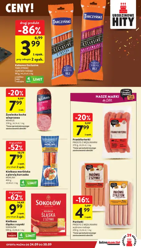 Intermarche - gazetka promocyjna Gazetka od czwartku 24.09 do środy 30.09 - strona 17