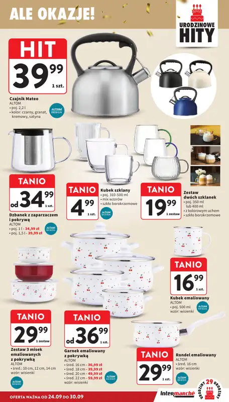 Intermarche - gazetka promocyjna Gazetka od czwartku 24.09 do środy 30.09 - strona 45