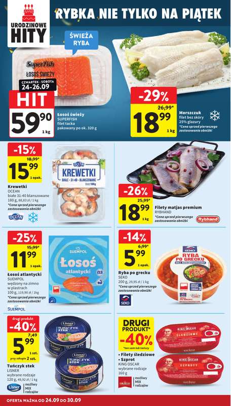 Intermarche - gazetka promocyjna Gazetka od czwartku 24.09 do środy 30.09 - strona 20