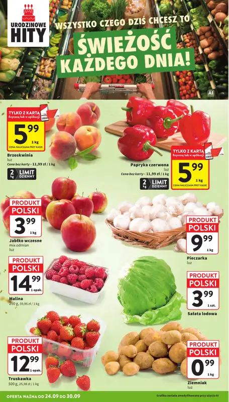 Intermarche - gazetka promocyjna Gazetka od czwartku 24.09 do środy 30.09 - strona 12