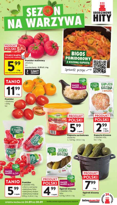 Intermarche - gazetka promocyjna Gazetka od czwartku 24.09 do środy 30.09 - strona 11
