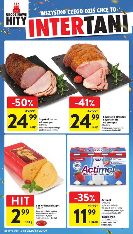 Intermarche - gazetka promocyjna Gazetka od czwartku 24.09 do środy 30.09 - strona 46