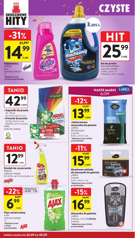 Intermarche - gazetka promocyjna Gazetka od czwartku 24.09 do środy 30.09 - strona 42