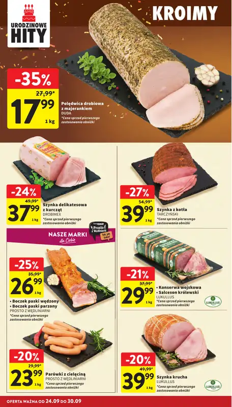 Intermarche - gazetka promocyjna Gazetka od czwartku 24.09 do środy 30.09 - strona 16