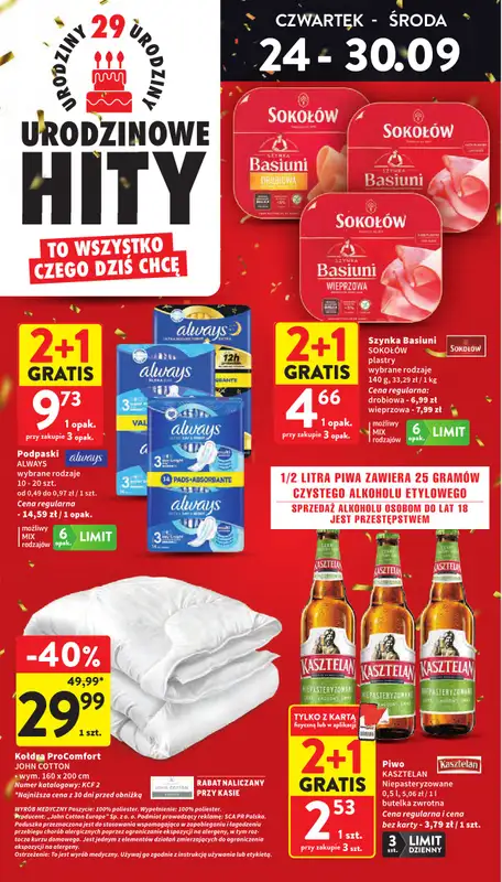 Intermarche - gazetka promocyjna Gazetka od czwartku 24.09 do środy 30.09 - strona 6