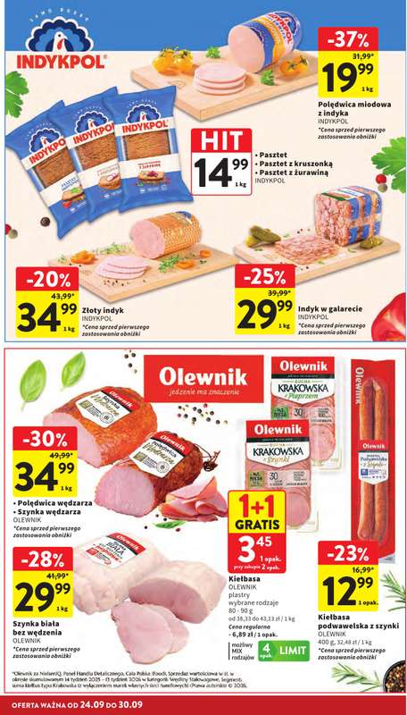 Intermarche - gazetka promocyjna Gazetka od czwartku 24.09 do środy 30.09 - strona 18