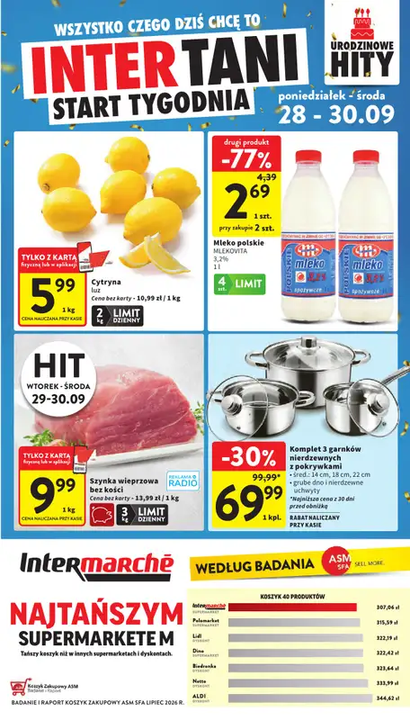 Intermarche - gazetka promocyjna Gazetka od czwartku 24.09 do środy 30.09 - strona 48