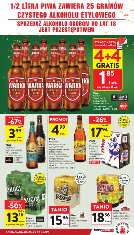 Intermarche - gazetka promocyjna Gazetka od czwartku 24.09 do środy 30.09 - strona 37
