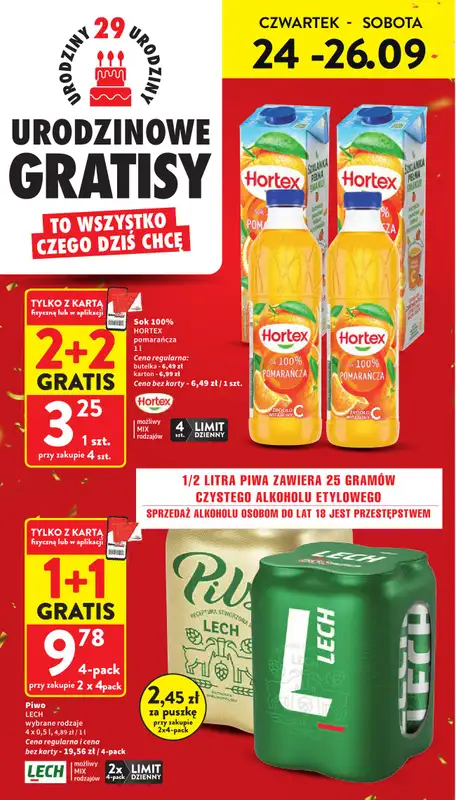 Intermarche - gazetka promocyjna Gazetka od czwartku 24.09 do środy 30.09 - strona 4